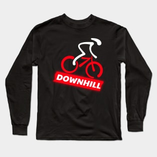 Downhill, Cyclist Long Sleeve T-Shirt